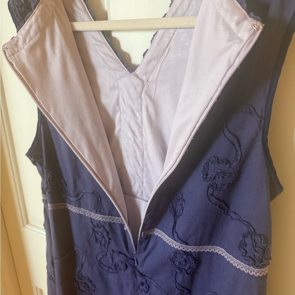 Chic Purple Homemade Sleeveless Dress - Picture 6 of 6